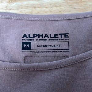 Rose pink fitted long sleeve.